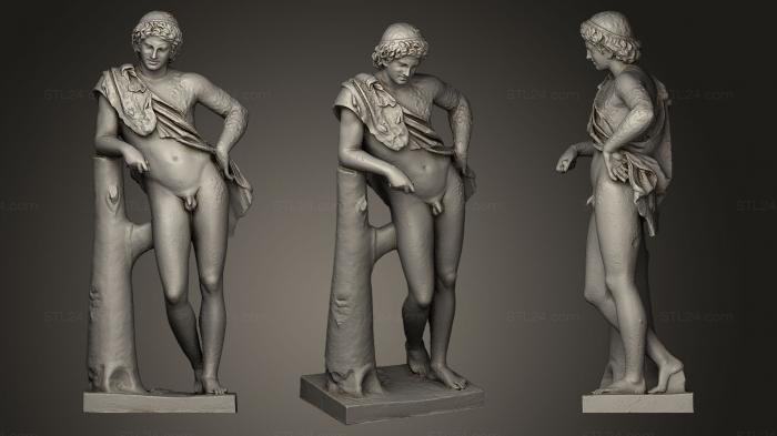 Statues antique and historical (Satyr, STKA_0971) 3D models for cnc